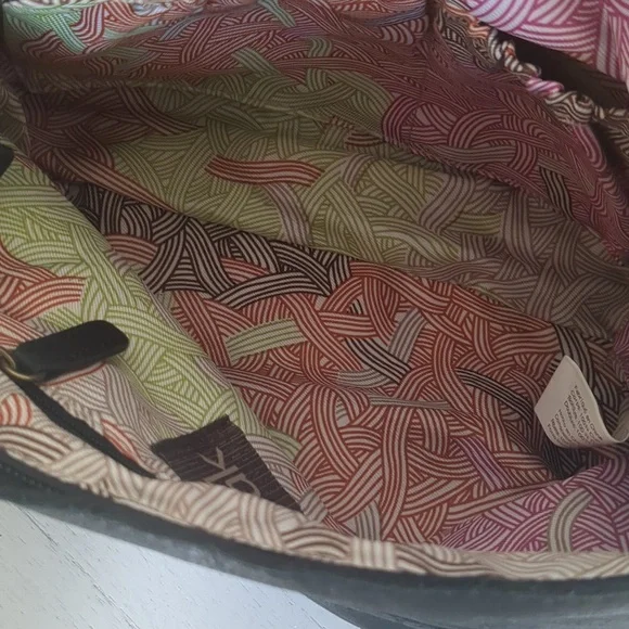 The Sak Black Leather Shoulder Bag with Braided Handle - Picture 8 of 10